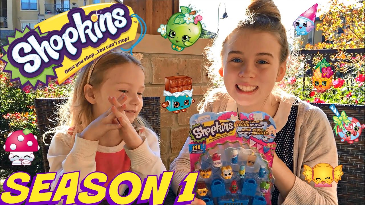 SHOPKINS SEASON 1 - Special Edition Frozen Shopkins 12 Pack  Unboxing and Review