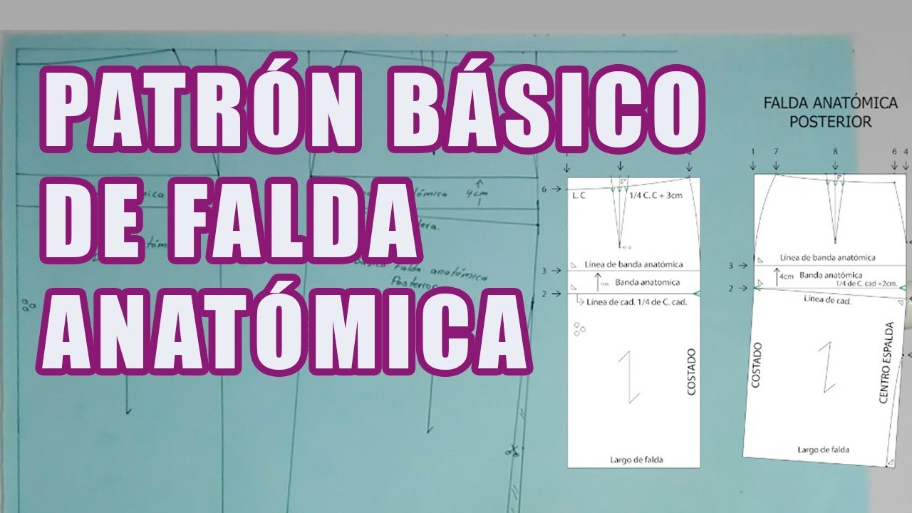 Resalta tus curvas aprendiendo este patrón de falda anatómica