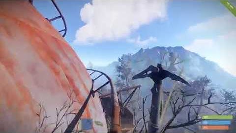 RUST Quick way down the dome