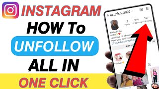 How To Unfollow Everyone On Instagram at Once 2023 |Bulk Unfollow App For Instagram 2023 | instagram