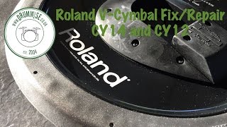 Roland V-Cymbal CY12/CY14 Trigger/Choke Problem - How To Fix