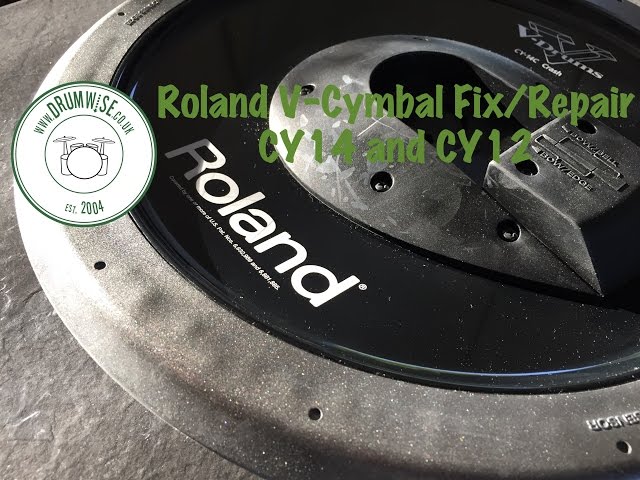 Roland V-Cymbal CY12/CY14 Trigger/Choke Problem - How To Fix - YouTube