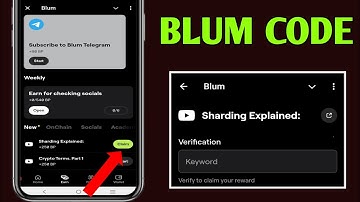 blum sharding explained video code | blum 17 October video code