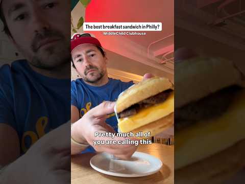 Everybody is calling this the best breakfast sandwich in Philly