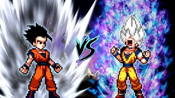 Mystic Gohan TP V3 OP (New) VS Goku DBS V3.5 OP (all form) in Jump Force Mugen