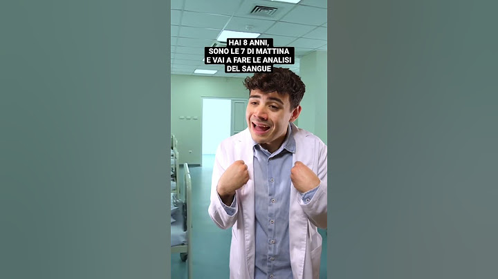 Quando a 8 ANNI andavi a fare le ANALISI DEL SANGUE - Gabriele Vagnato