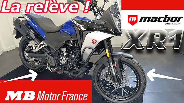 Exclusive in France! The new Macbor XR1 EVO Montana, the new Varadéro!