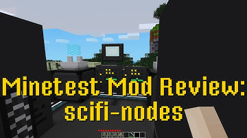 Minetest Mod Review: scifi-nodes