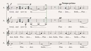 Flanders Fields Sop 3 & Alto 2