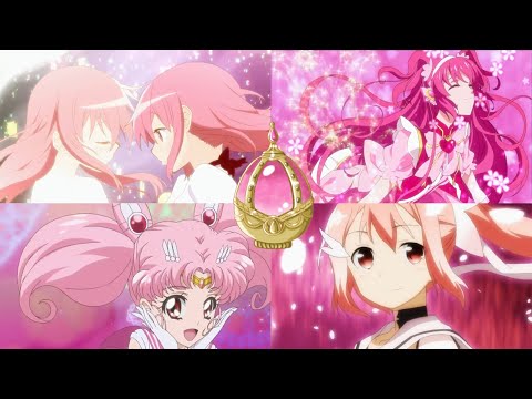 Pink Magical Girl Boy Transformations Hello Kitty