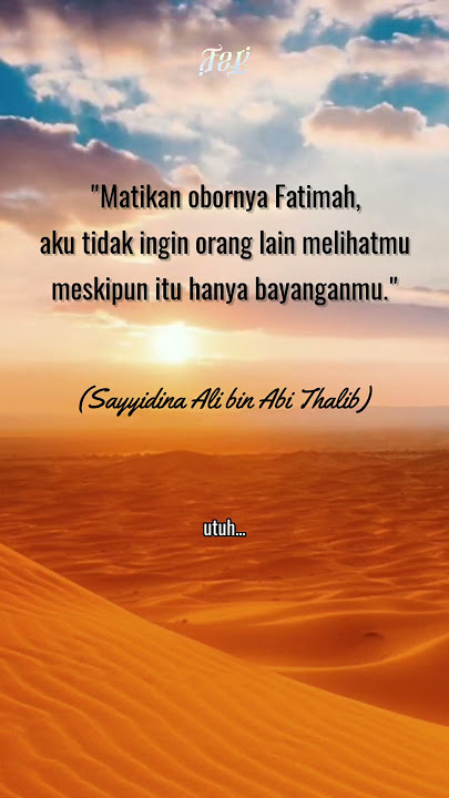 Status WA - Naif - Posessif - Ali bin Abi Thalib Quote