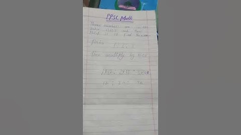 three number are in ratio 1:2:3 and their H.C.F is 12 then find the number