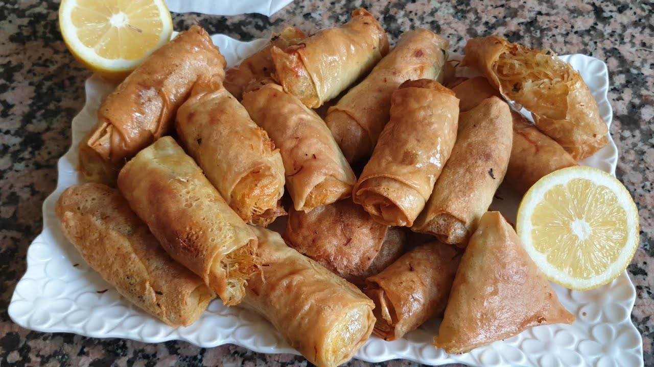 أرخص و اسهل وألذ  بريوات وسيكار مالحين وصفة ورقة بدون غلوتين روعة مع طريقة الاحتفاظ بهم في مجمد 👌