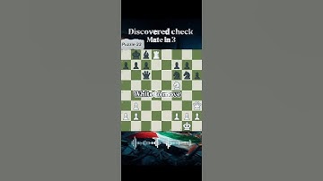 Puzzle-22 | Discovered Check | Mate in 3 | White to Move. #chess #chessgame #chesstactics #checkmate