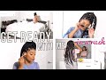 In a Rush MORNING ROUTINE | Get Ready With Me + Box Braids! | jasmeannnn