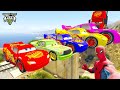 GTA V Epic New Stunt Race For Car Racing Challenge by Trevor and Shark #678