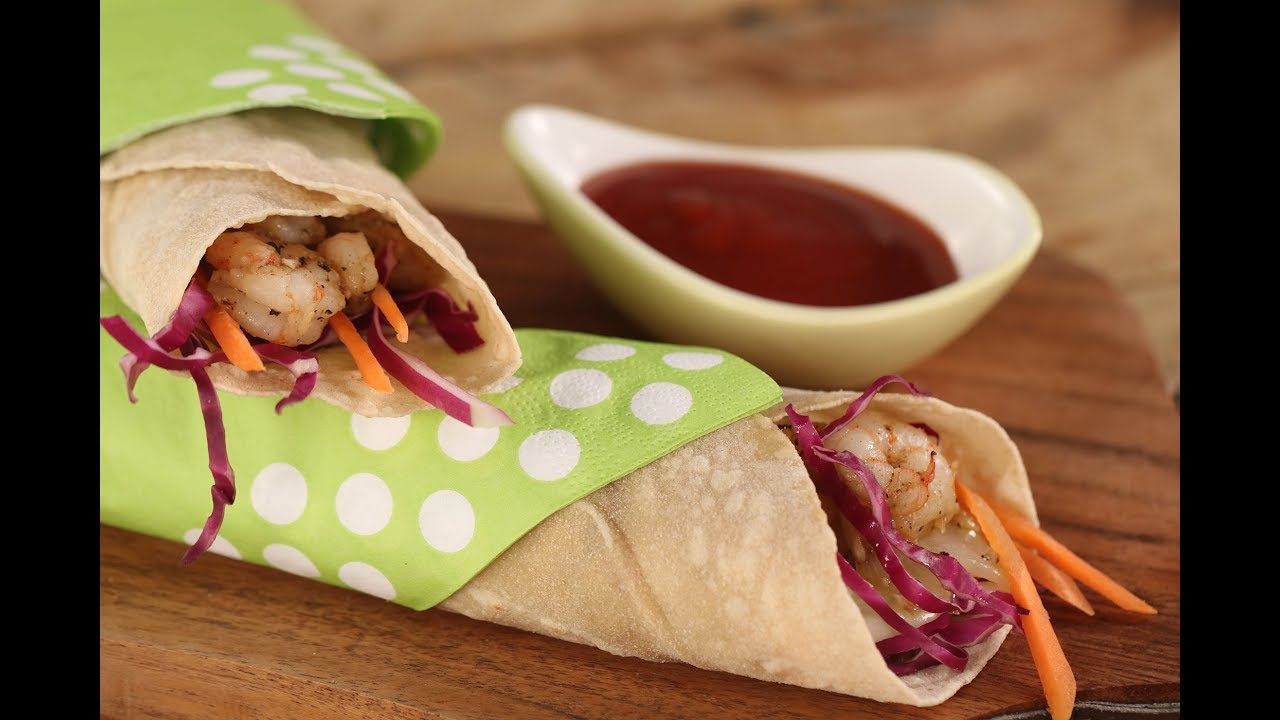 Cajun Prawn Wrap