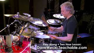 Dave Weckl: BB&#39;s Blues Lesson Promo  2 - Linear Drumming