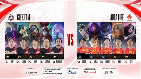 Aura Fire vs Geek Fam - Game 2 - MPL ID S12 | Regular Season Day 1 Week 4 | English