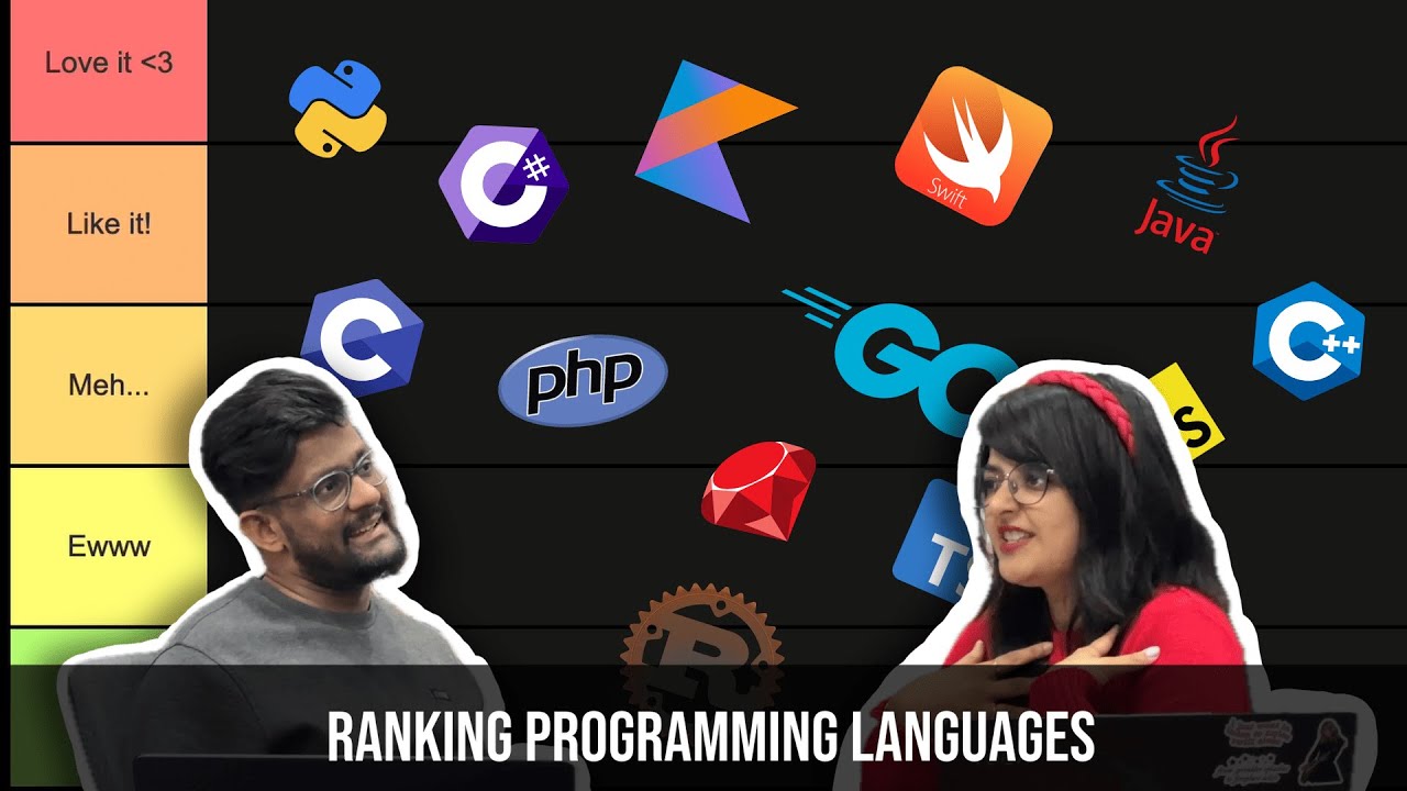 Tier Ranking OUR favourite programming languages | Episode 17 | Version ...