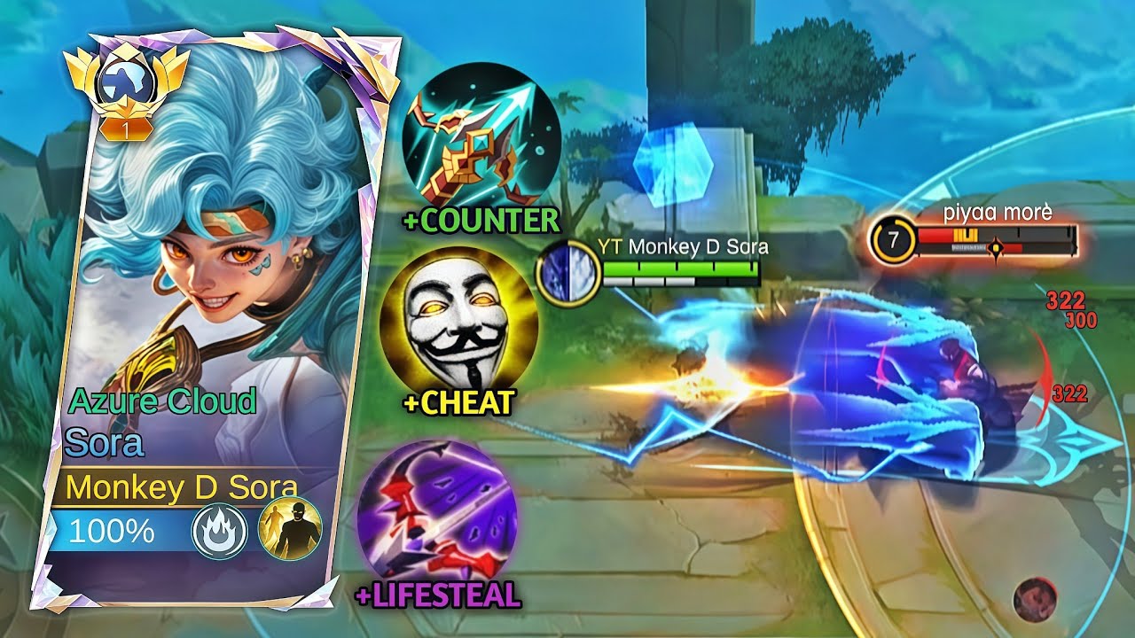 Meta terbaru‼️Sora gold lane bisa counter Granger di laning phase