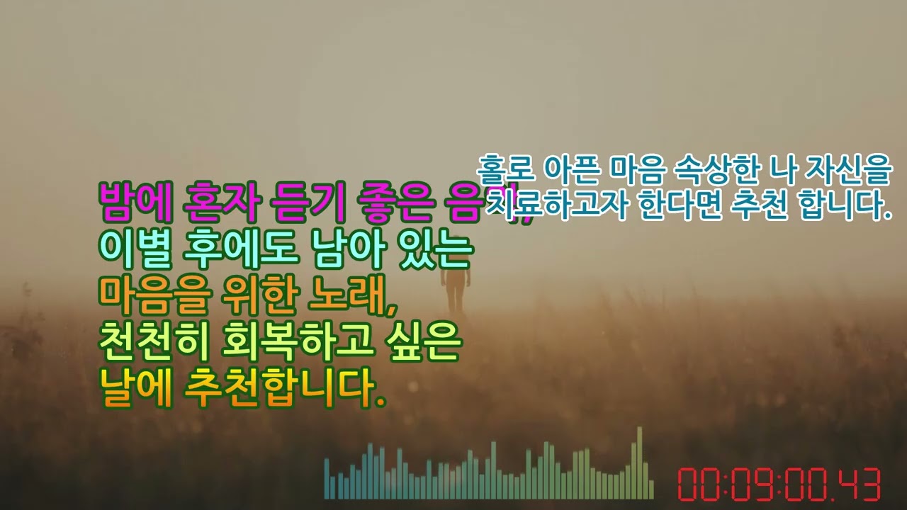 𝐏𝐥𝐚𝐲𝐥𝐢𝐬𝐭 🎧조용히 나를 지나간 사랑 Quietly, the Love That Passed Through Me