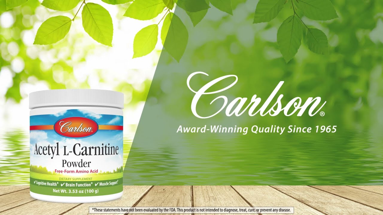 carlson l carnitine Amazon.com: Carlson Labs Acetyl L-Carnitine Powder