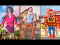 BÜYÜK KAPIŞMA BAŞLIYOR. EN KÖTÜ KİM ? 😲 Hello Neighbor vs Dark Riddle vs Scary Teacher