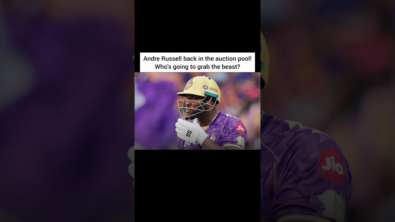 KKR Release Andre Russell | Big Star Returns to Auction Pool!