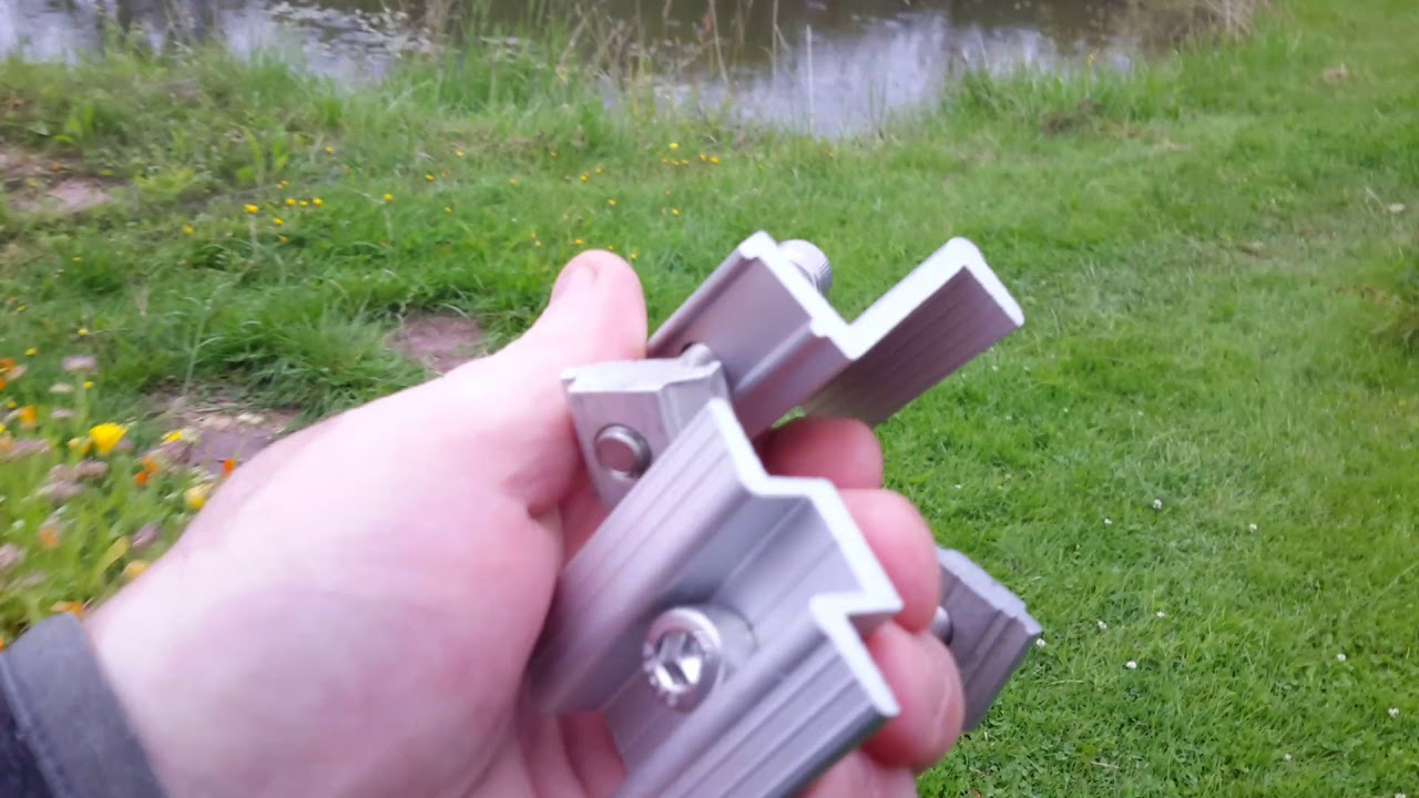 Крепление солнечных панелей - YouTube