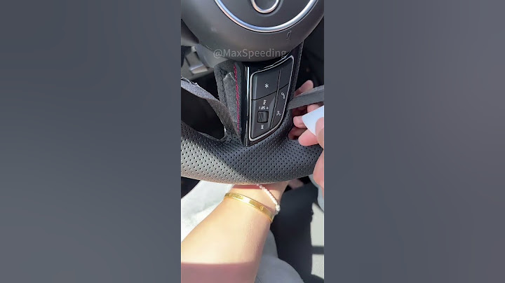 DIY steering wheel cover = weekend therapy. 😌 #automobile #car #interiordesign #diy #tutorial