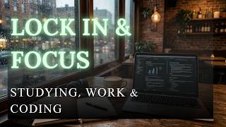 POV: Morning Rainy Coffee Shop ☕ Deep Focus Coding Music (LIVE) #FF9