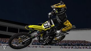 MX Simulator | 2018 MotoOpiton Supercross RD 2 Houston | 450 Qualifying Lap