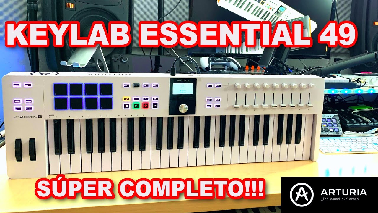 ARTURIA KEYLAB ESSENTIAL 49, SÚPER COMPLETO!!! (PRUEBAS Y REVIEWS) EN