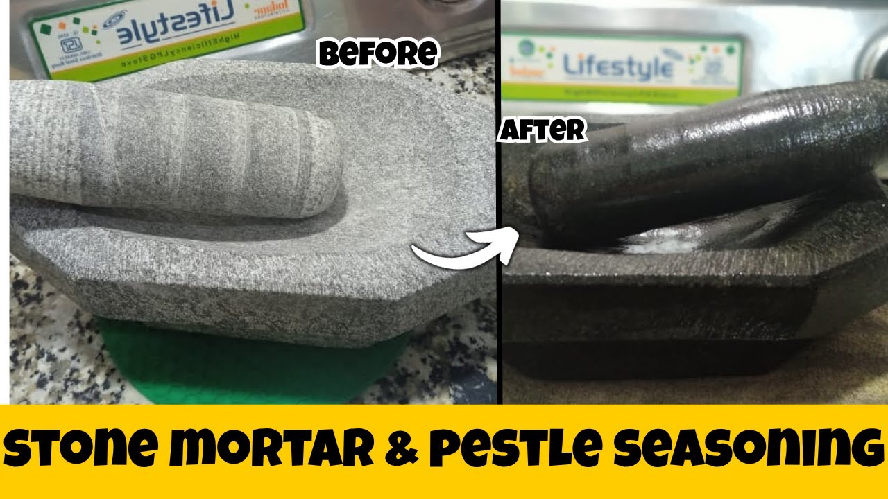 👇🎯Mortar & Pestle Seasoning Guide | First Time Use | How to Prepare & Season a New Mortar & Pestle