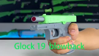 3d printed toys glock19 blowback （Creality K1）