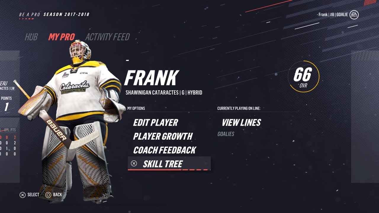 NHL 19 Be a Pro Goalie w/ FRANK 