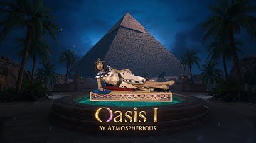Fantasy Ancient Egyptian Sleep Music | Relaxing Duduk Flute and Ethereal Voice | OASIS I