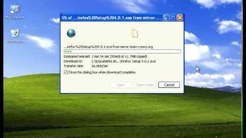 How To Install Mozilla Firefox On Windows XP