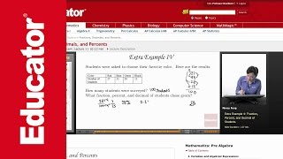 Pre Algebra: Fractions, Decimals, and Percents