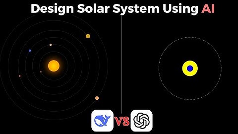 Which AI Designs the Best Solar System? | ChatGPT vs DeepSeek.