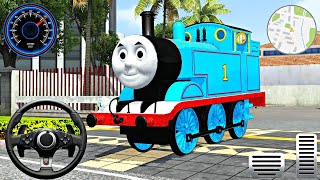 New Thomas Engine Car Driving on Roads 😱 BUSSID Mod Bus Simulator Indonesia Android Gameplay 2026 screenshot 4