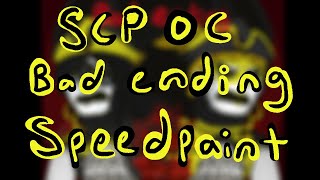 SCP - Alagadda OC - Bad ending - Speedpaint - gore tw