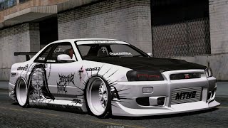 [RV] MOD NISSAN SKYLINE GTR R34 CWEST @tifansan1 RED DEVIL V3 | GTA SA 