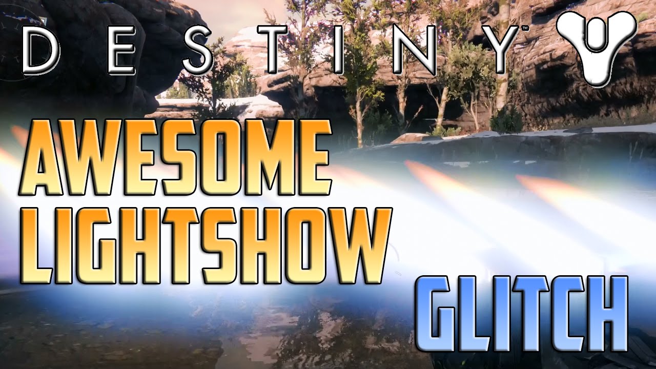 Destiny Amazing Lightshow Glitch | Fusion Rifle Flowers!