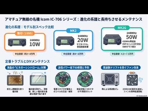 伝説の復活：ICOM IC 706再生ガイド - YouTube