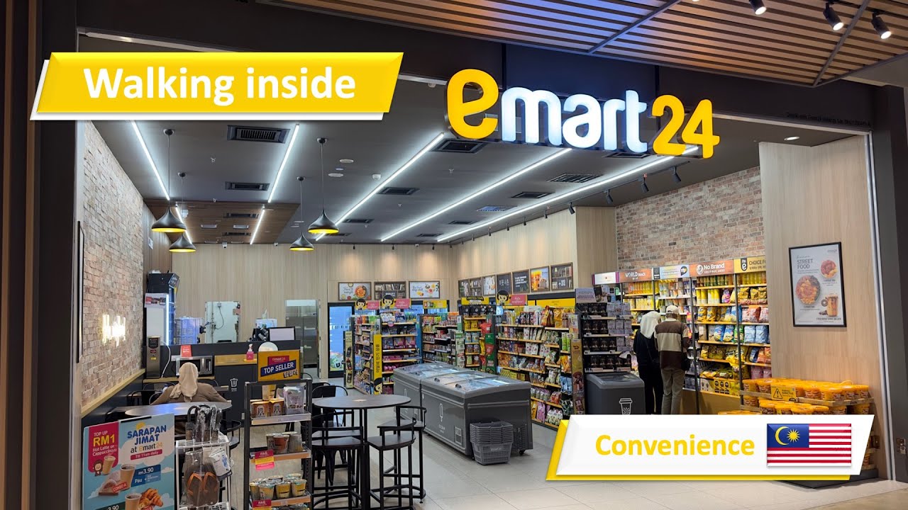 Discover EMART24 Convenience Store in Kuala Lumpur, Malaysia [HD