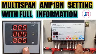 HOW TO MULTISPAN AMP19N SETTING
