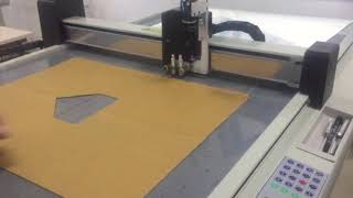 E flute 1.5mm corrugated carton box card sample maker plotter machine