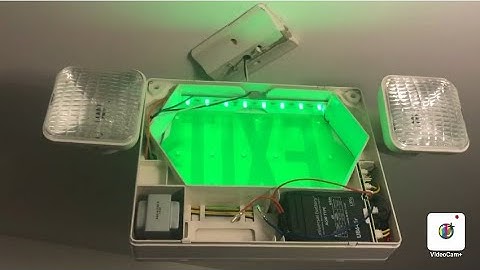 Testing EXIT Signs with Emergency Lights #7